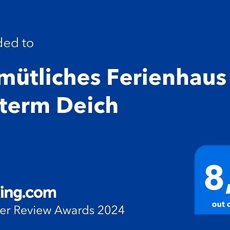 Gemuetliches Ferienhaus Hinterm Deich Нордштранд Экстерьер фото