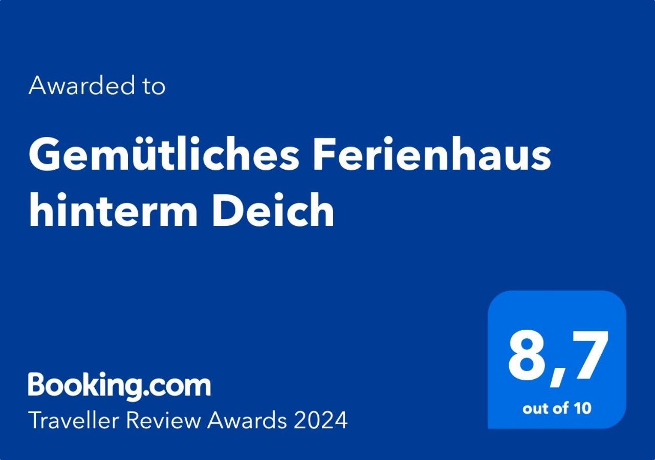 Gemuetliches Ferienhaus Hinterm Deich Нордштранд Экстерьер фото